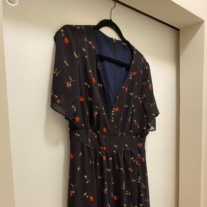 Madewell Tulip-Sleeve Maxi Dress in Sweet Blossoms